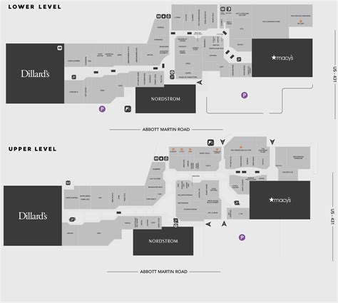 map of green hills mall